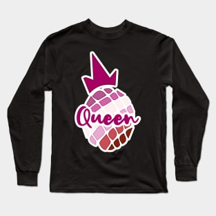 Pride'n'apple Lesbian Queen ! Long Sleeve T-Shirt